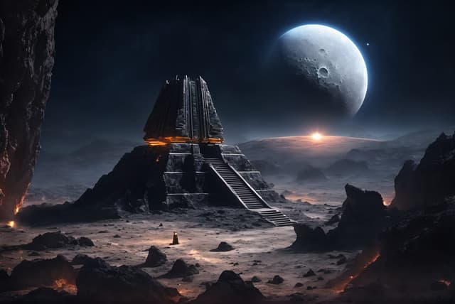 digital painting of a futuristic citi